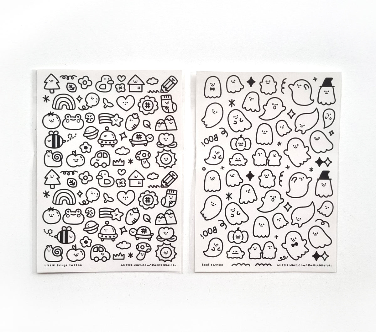 Temporary Tattoo Sheet