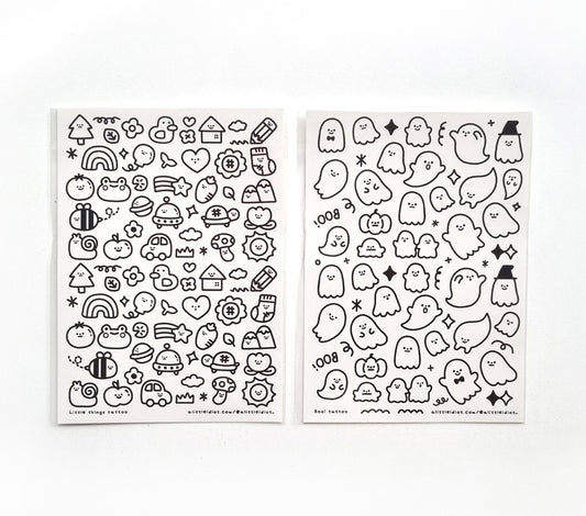 Temporary Tattoo Sheet