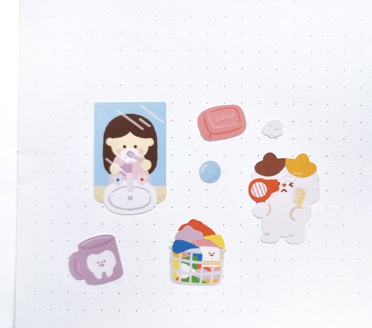 Home Routine 02 (Bath) Sticker Sheet