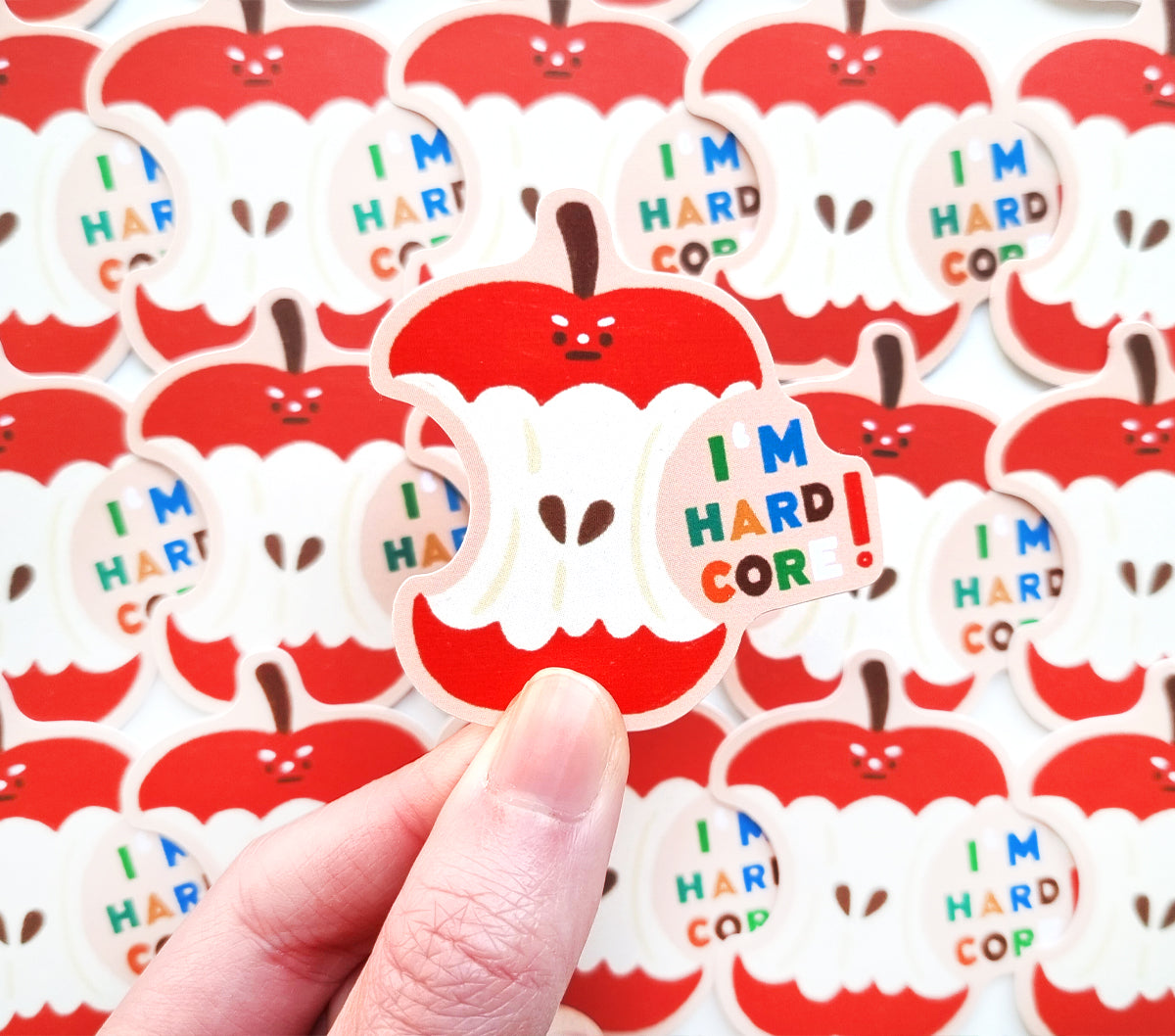 I'm Hardcore Sticker