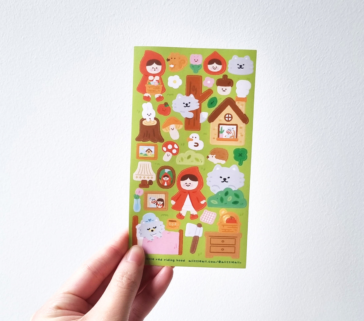 Little Red Riding Hood Sticker Sheet