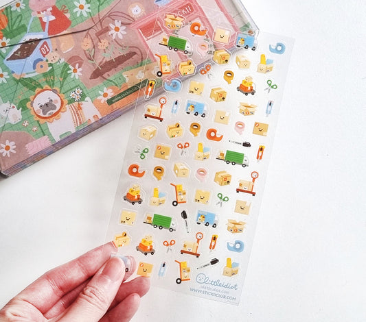 Packing & Shipping Sticker Sheet