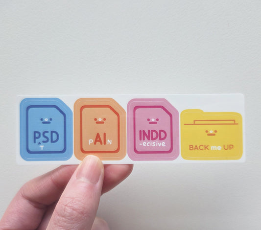 Adobe Software Files Mini Sticker Sheet