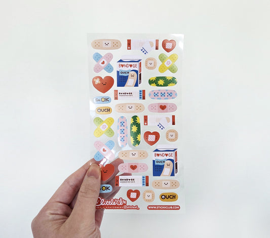 Bandages Sticker Sheet