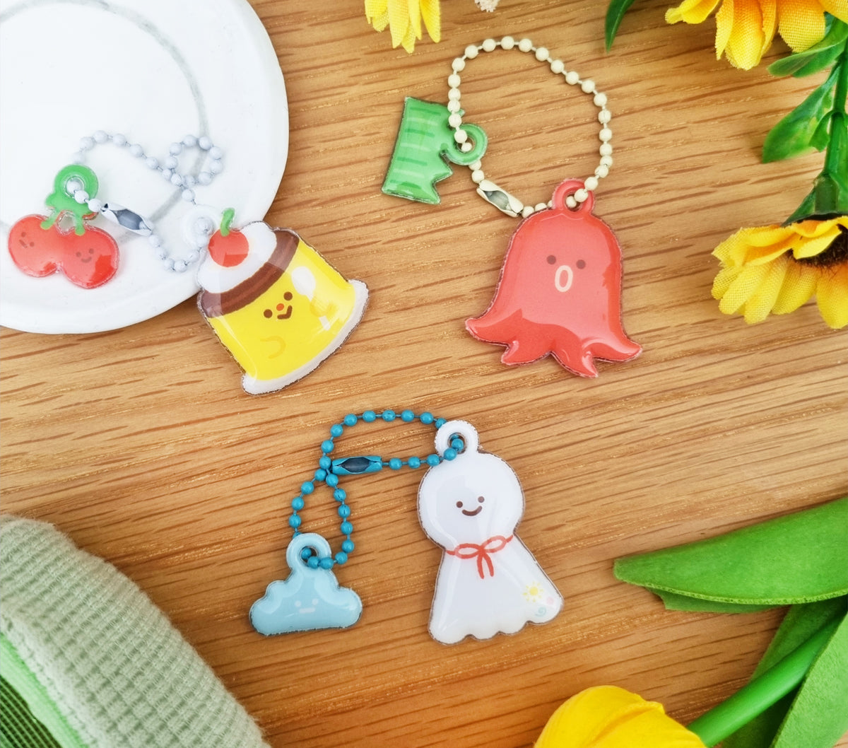 Puffy Keychains