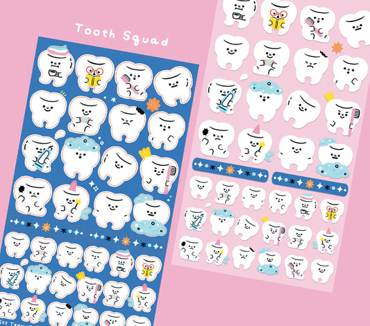Tooth Squad Sticker Sheet