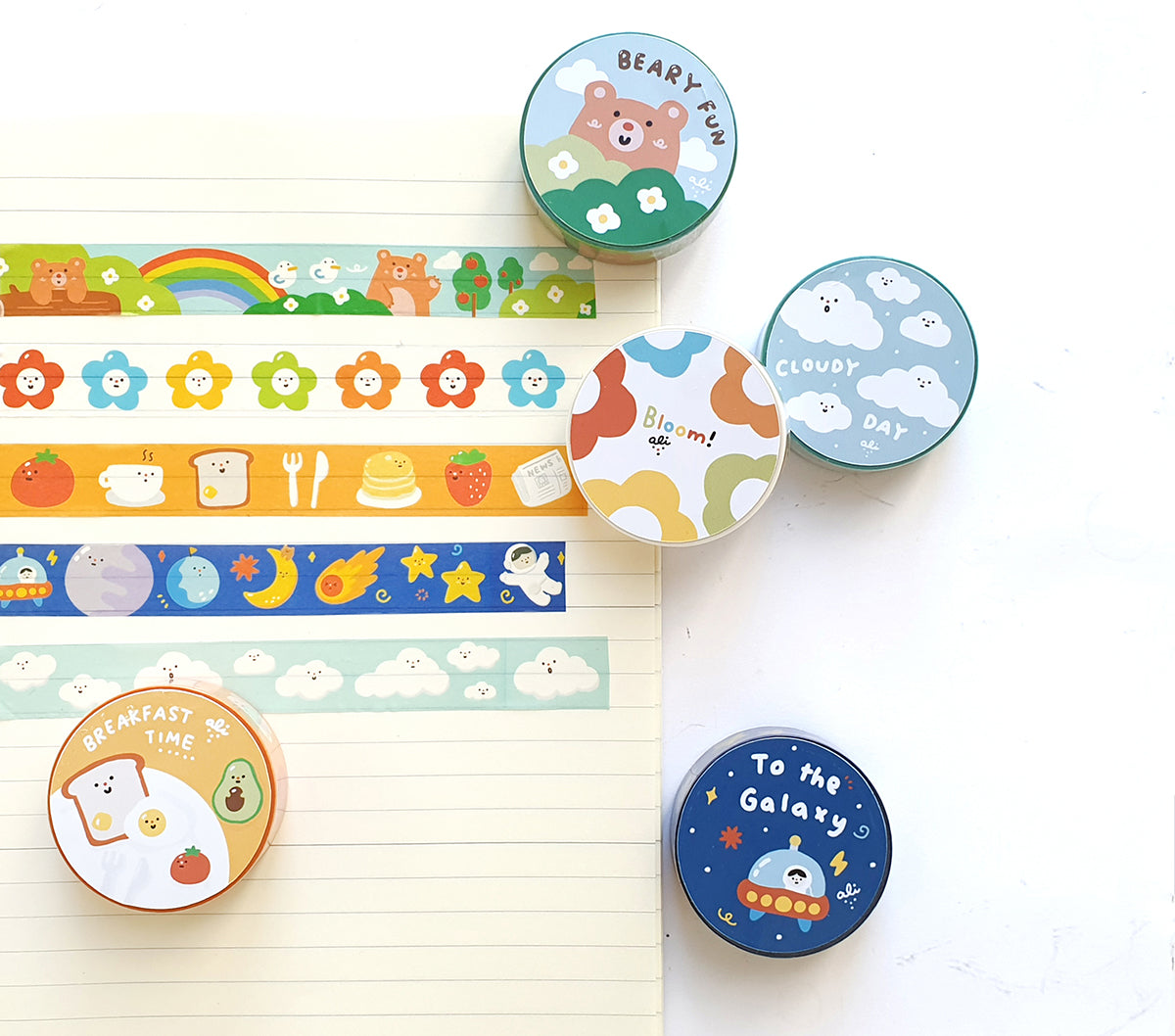 Cloudy Day Washi Tape