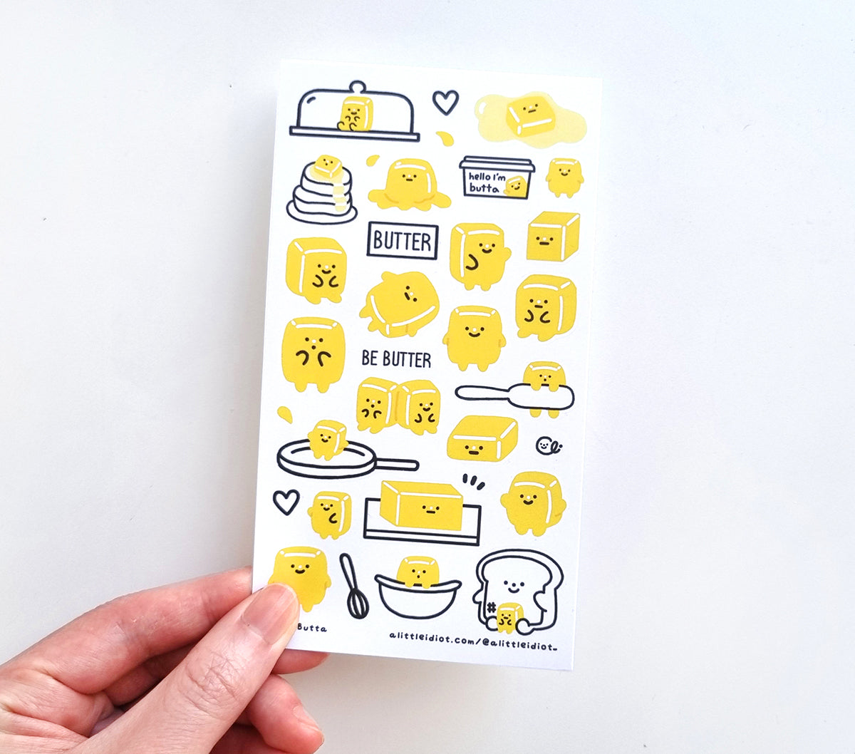 Butta the Butter Sticker Sheet
