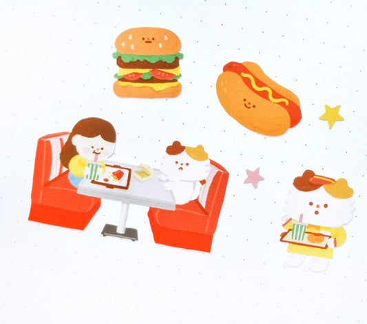 Fast Food Sticker Sheet