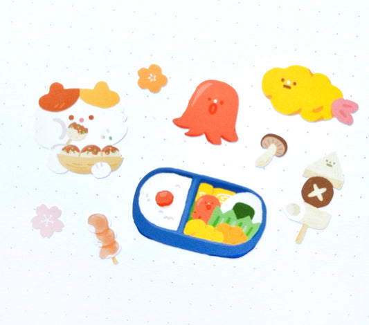 Japanese Food Sticker Sheet