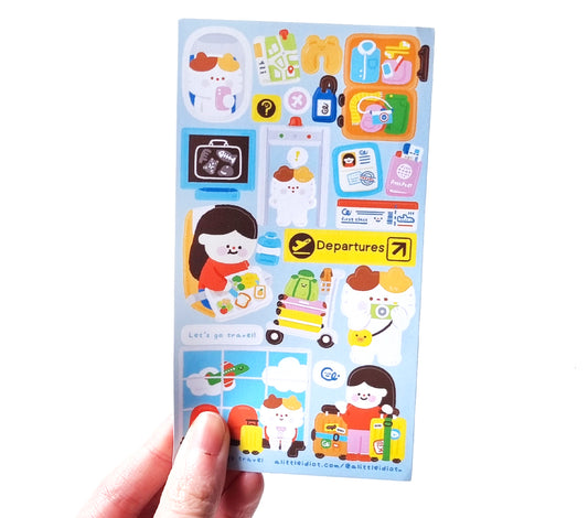 Let's Go Travel Sticker Sheet