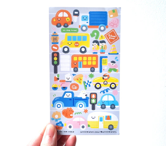 On the Road Sticker Sheet