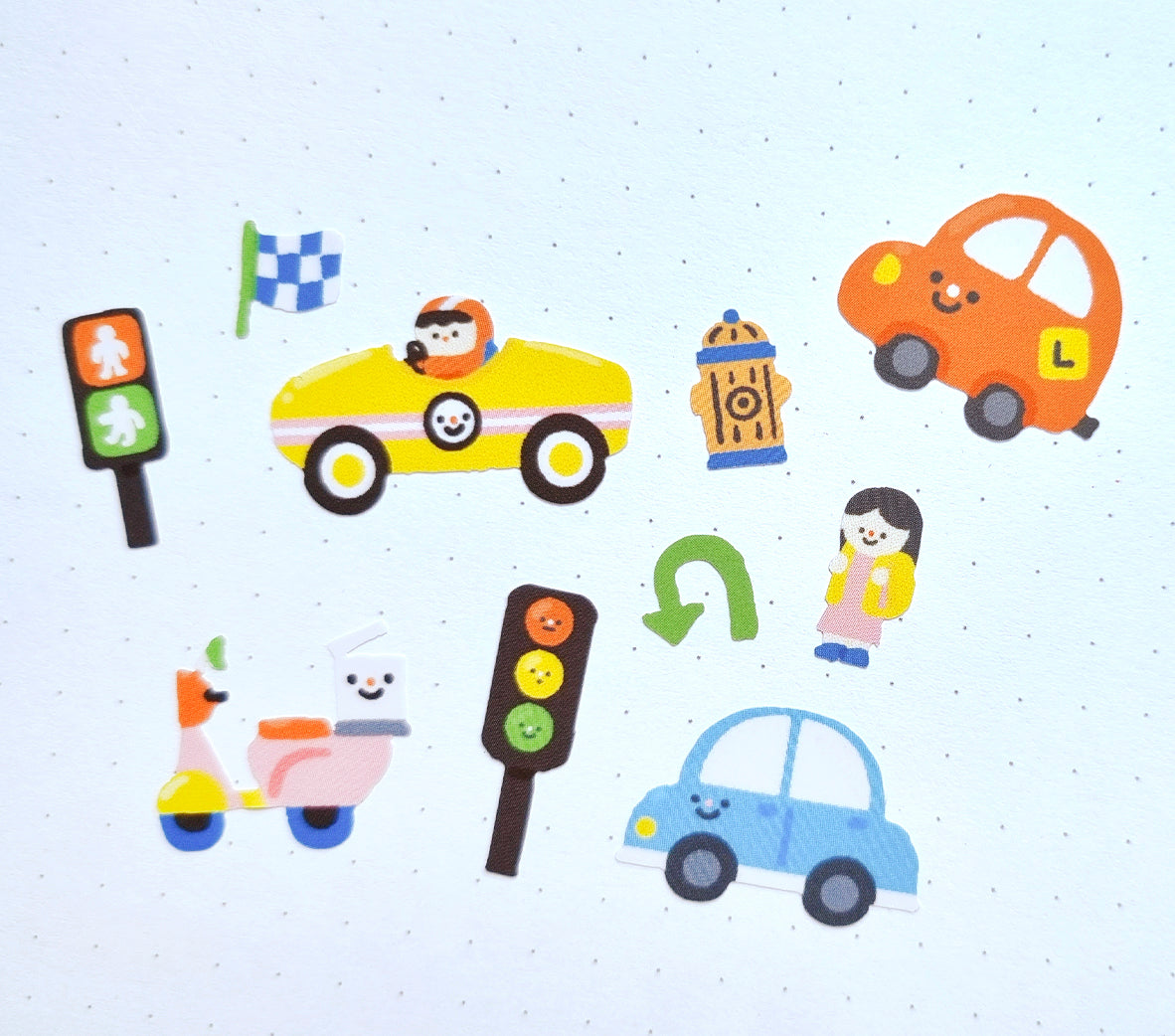 On the Road Sticker Sheet