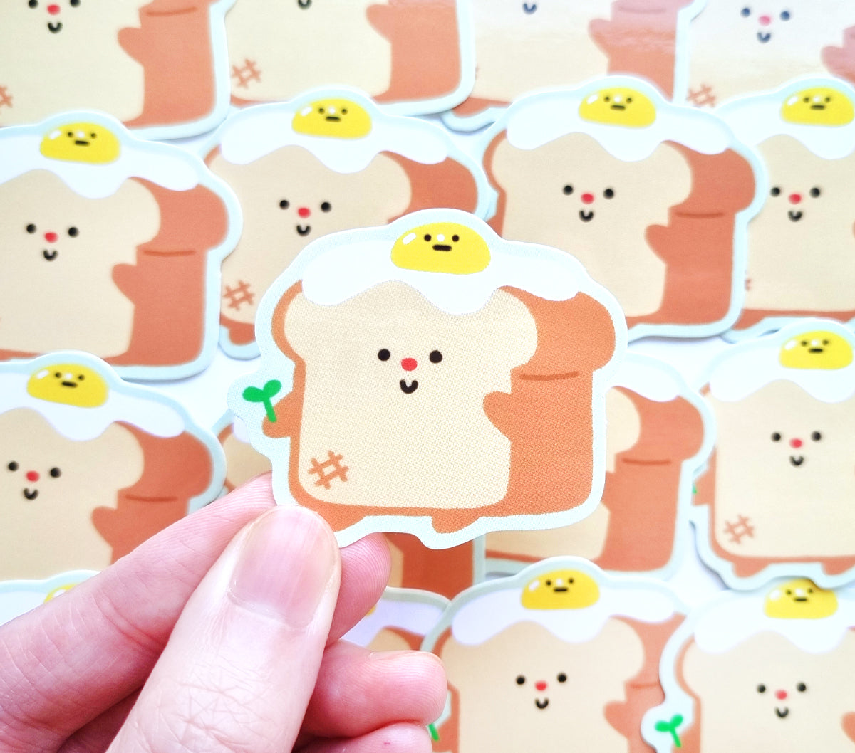 Eggy Bread Boy Sticker