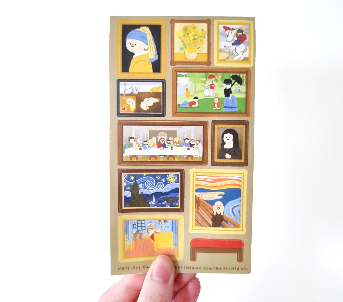Art Gallery Sticker Sheet