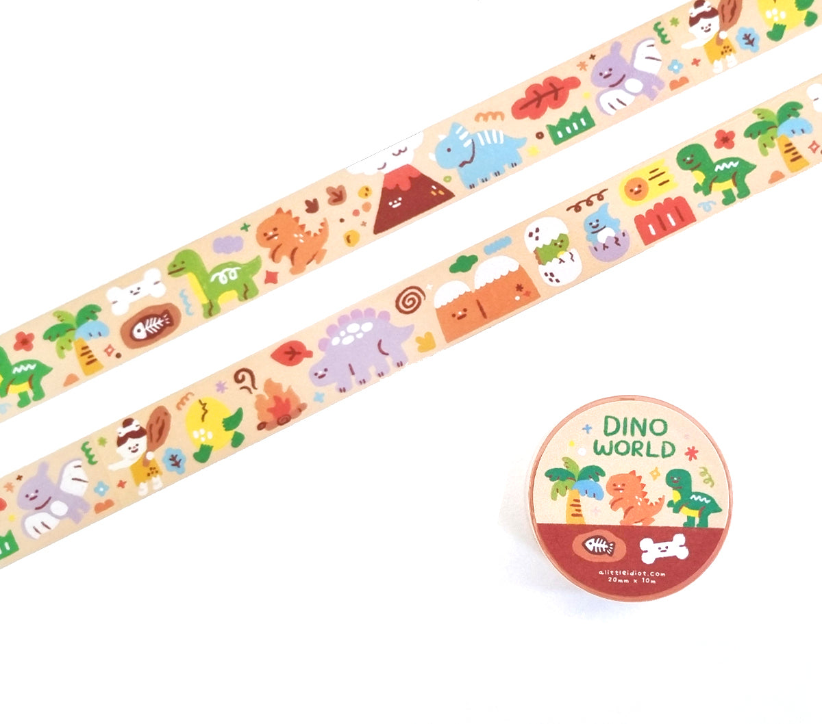 Dino World Washi Tape