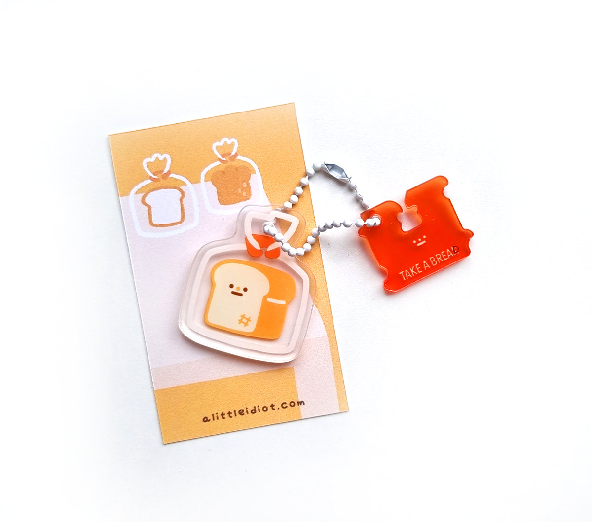 Take a Bread Loaf Acrylic Keychain