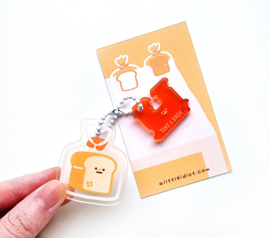 Take a Bread Loaf Acrylic Keychain