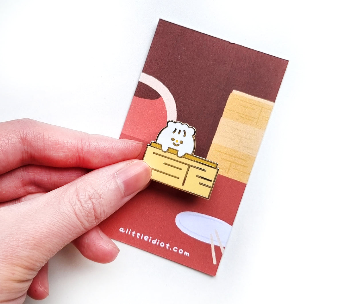 Dim sum Enamel Pin