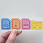 Adobe Software Files Mini Sticker Sheet