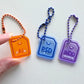 Adobe Software Files Acrylic Keychain
