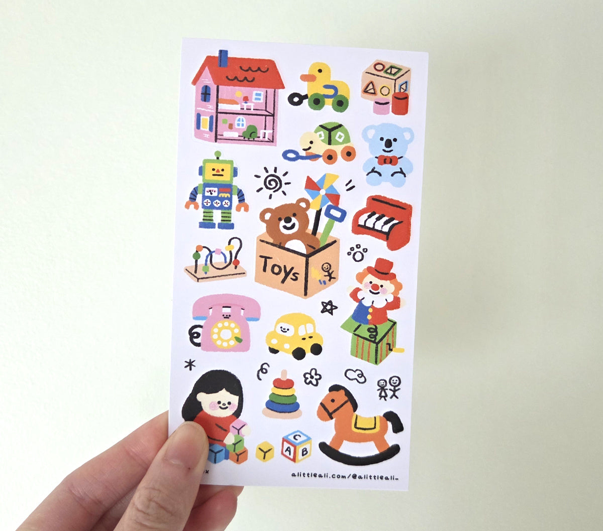 Toy Box Sticker Sheet [PATREON]