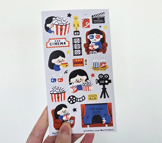 Movie Night Sticker Sheet [PATREON]