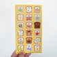 Toasts Sticker Sheet [PATREON]