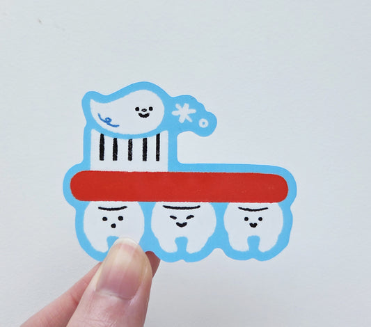 Tooth Brush Sticker [PATREON]