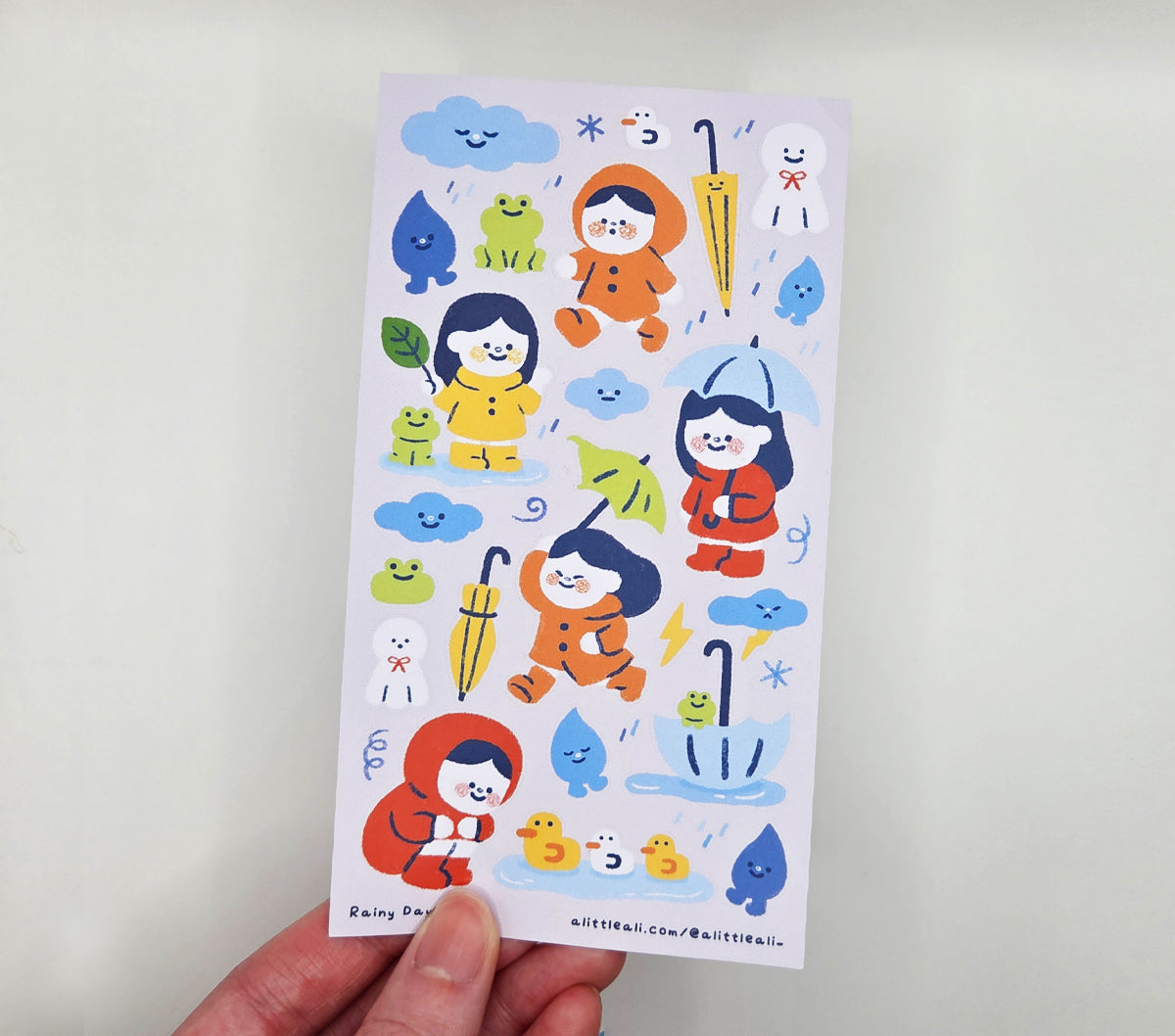 Rainy Day Sticker Sheet [PATREON]
