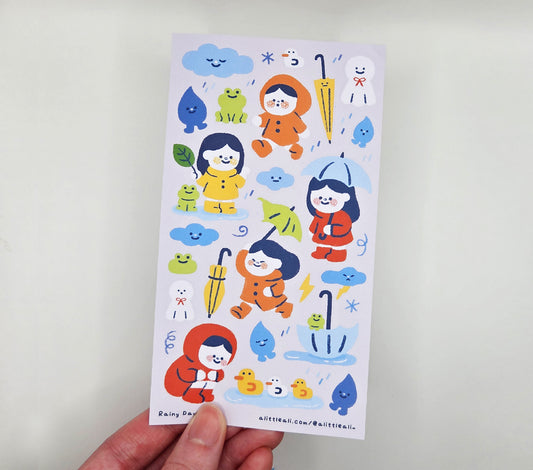 Rainy Day Sticker Sheet [PATREON]