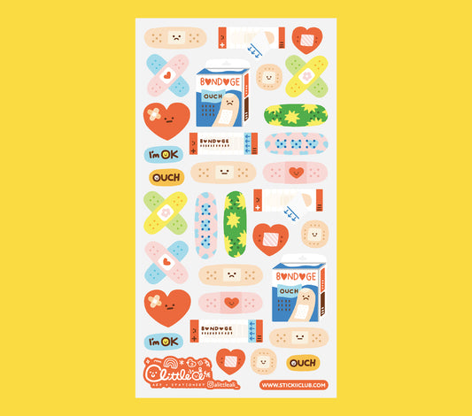 Bandages Sticker Sheet