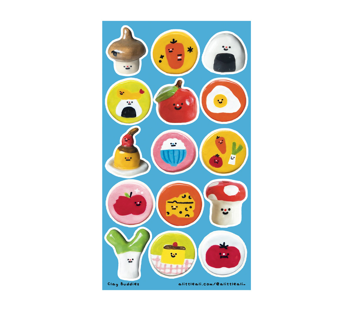 Clay Buddies Sticker Sheet [PATREON]
