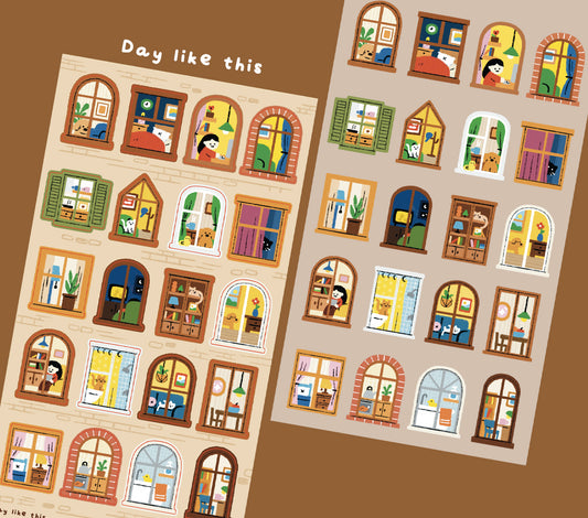 Day Like This Sticker Sheet [PATREON]