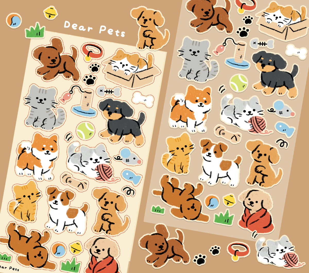 Dear Pets Sticker Sheet [PATREON]