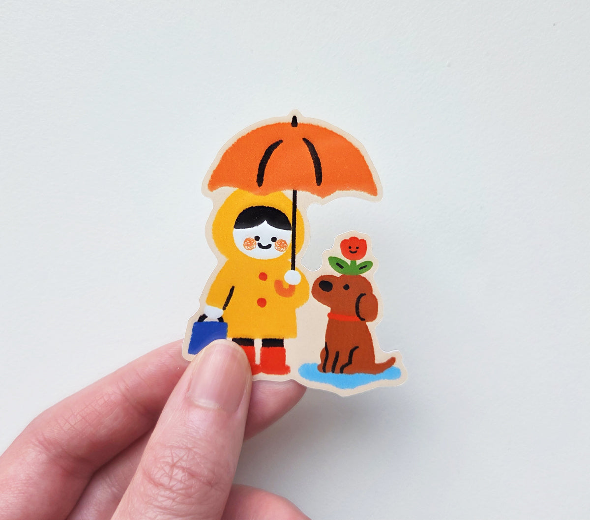 In the rain Sticker [PATREON]