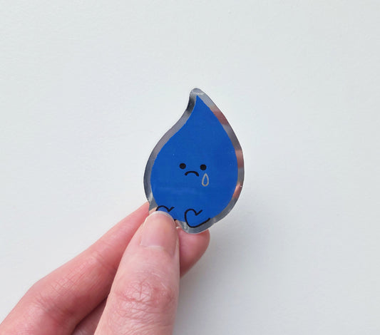 Rain Drop Mirror Sticker [PATREON]