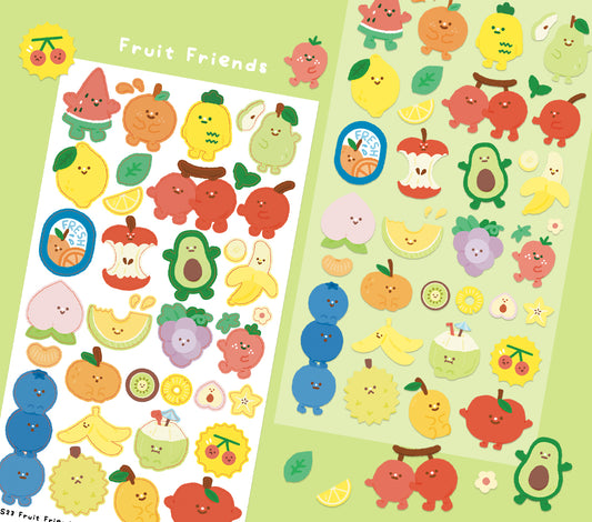 Fruit Friends Sticker Sheet