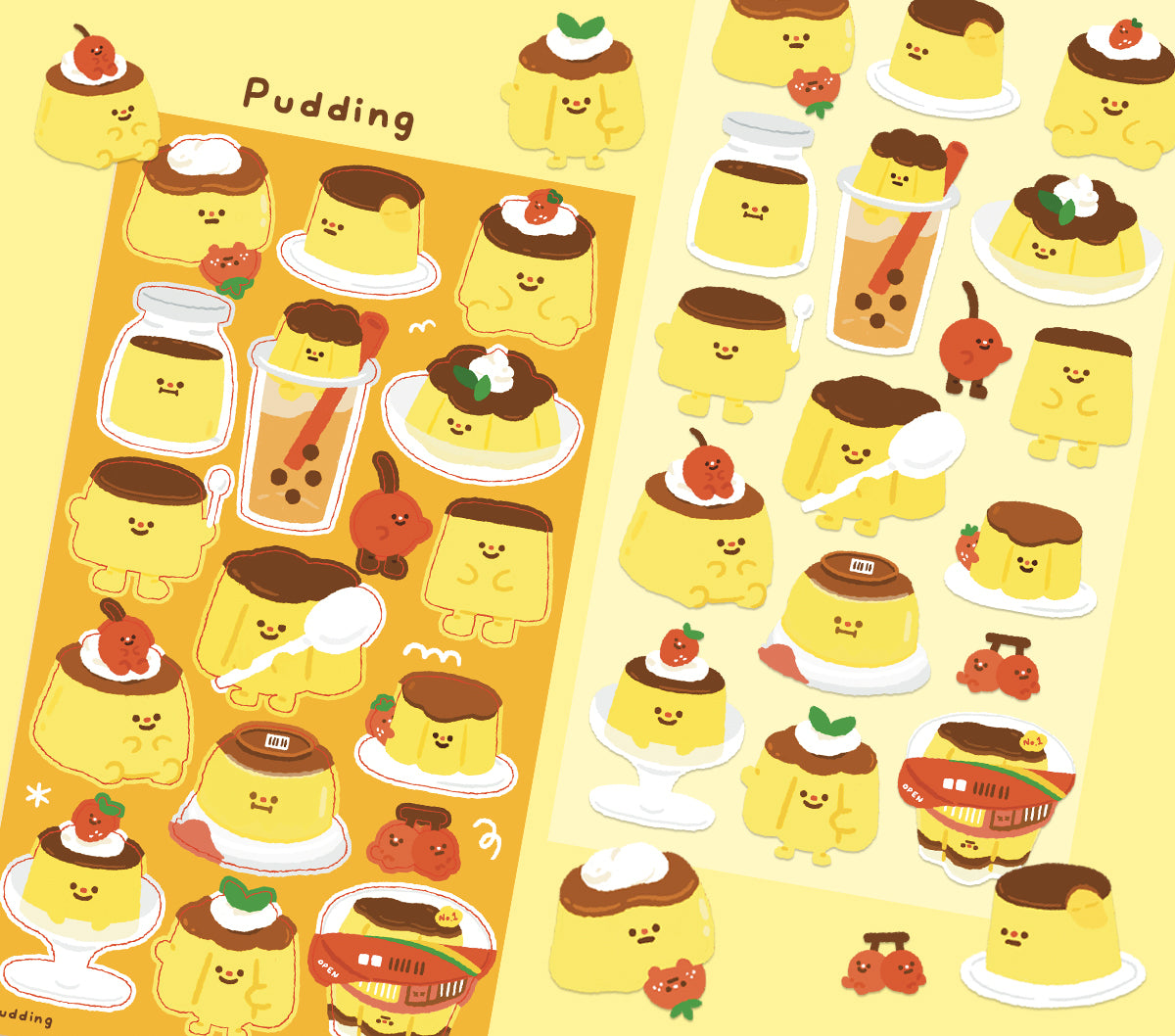 Pudding Sticker Sheet [PATREON] – alittleali