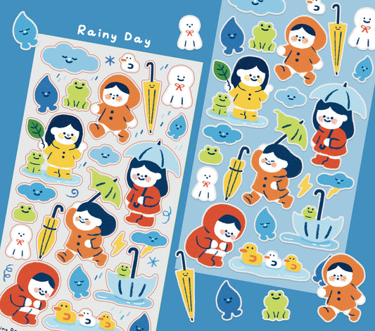Rainy Day Sticker Sheet [PATREON]