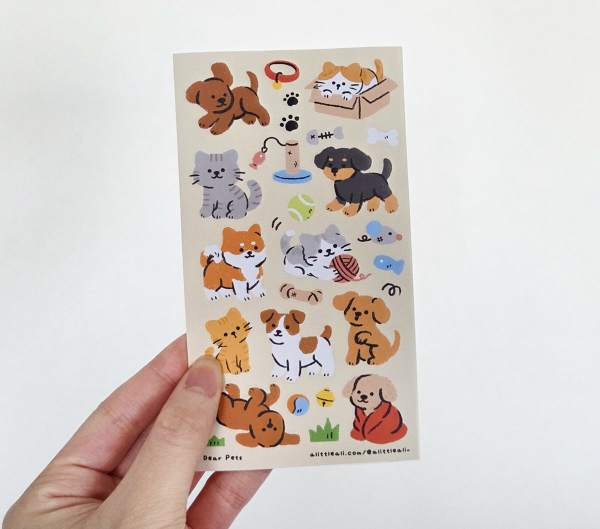 Dear Pets Sticker Sheet [PATREON]