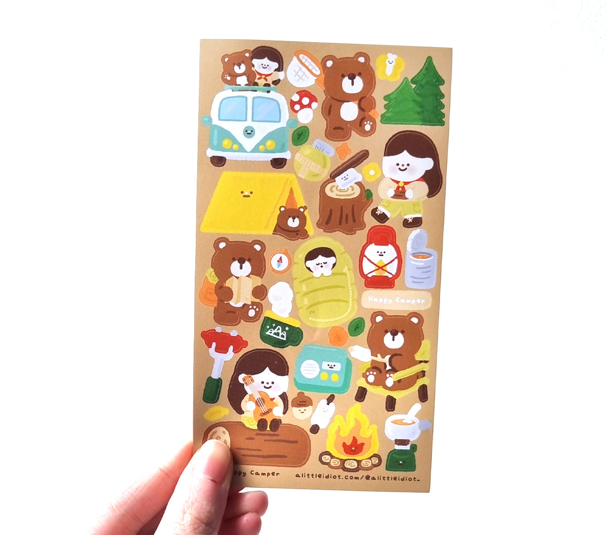 Camping Sticker Sheet