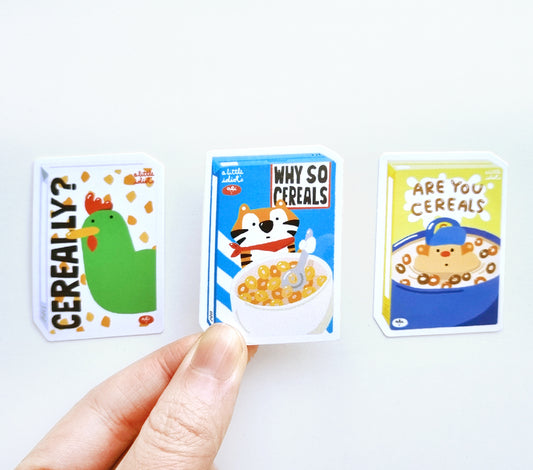 Cereal boxes Sticker