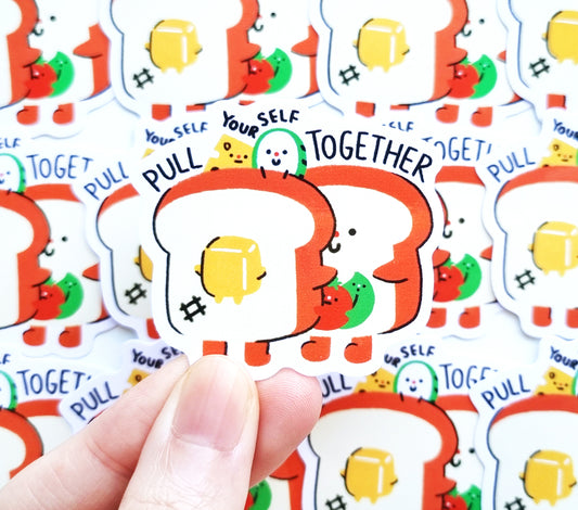 Pull Yourself Together Sandwich! Sticker