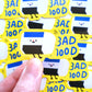 Bad Mood Eraser Sticker