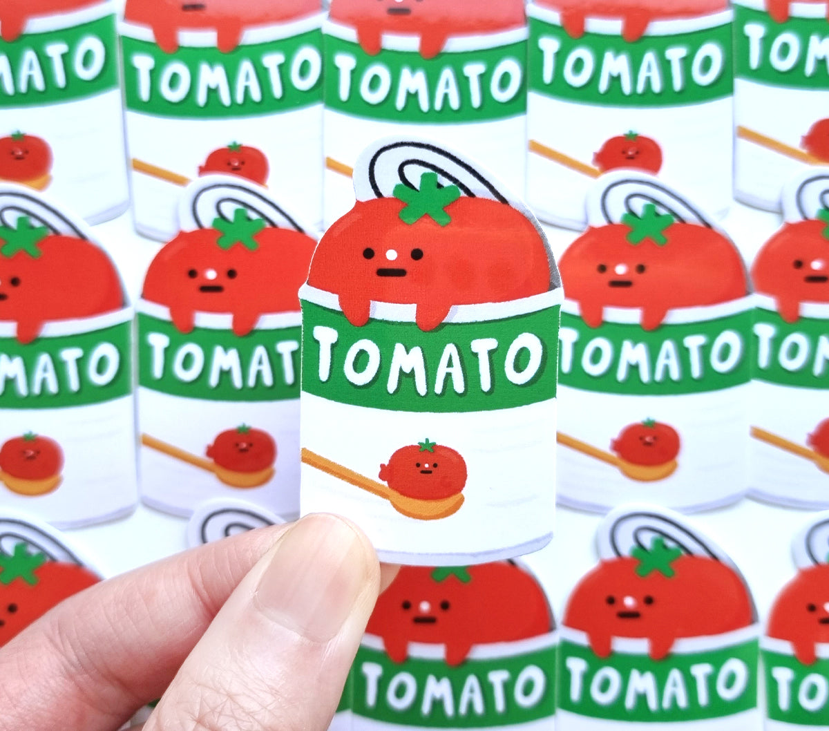 Tomato Can Sticker