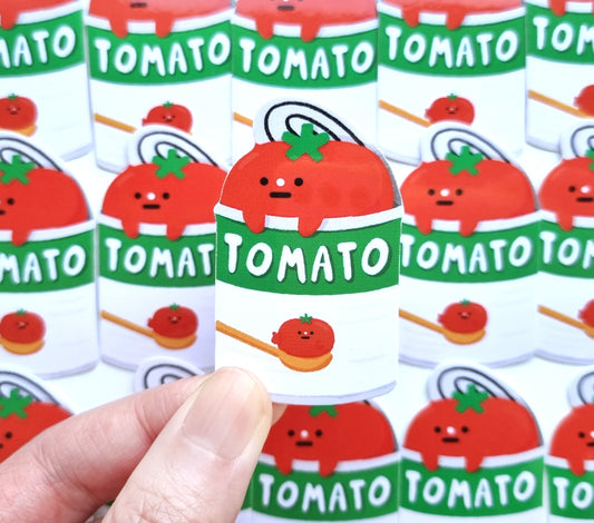Tomato Can Sticker