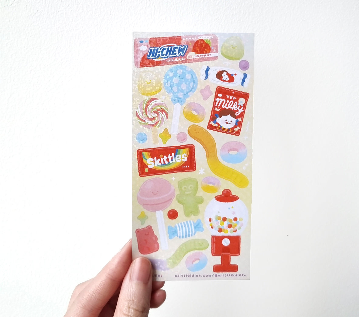 Lollies Glitter Sticker Sheet [PATREON]