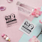 Shiba & Sakura Sticker+stamp set