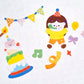 Happy Birthday Glitter Sticker Sheet